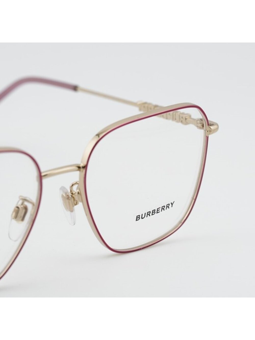 Burberry BE1382D 1357 Eyeglasses Gold / Purple 55mm Square Frame - Picture 9 of 10